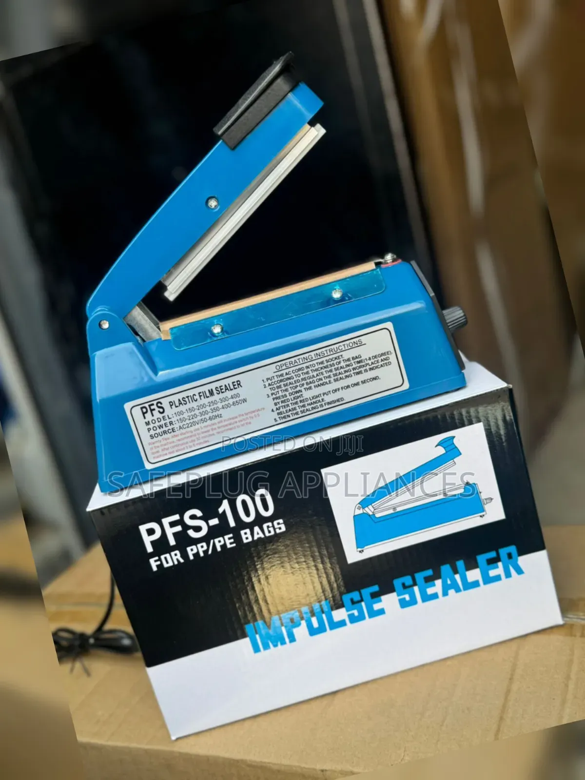 Electric Plastic Heat Sealer Machine 100mm –