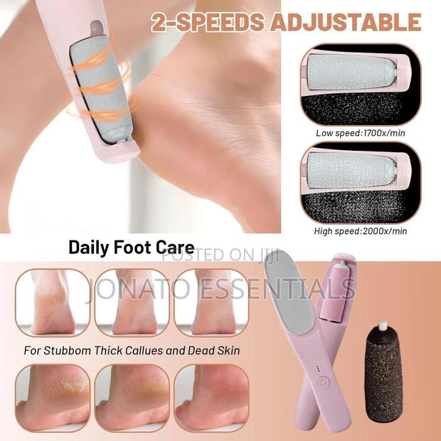 Rechargeable Electric Foot Grinder Callus Remover Hair Remover