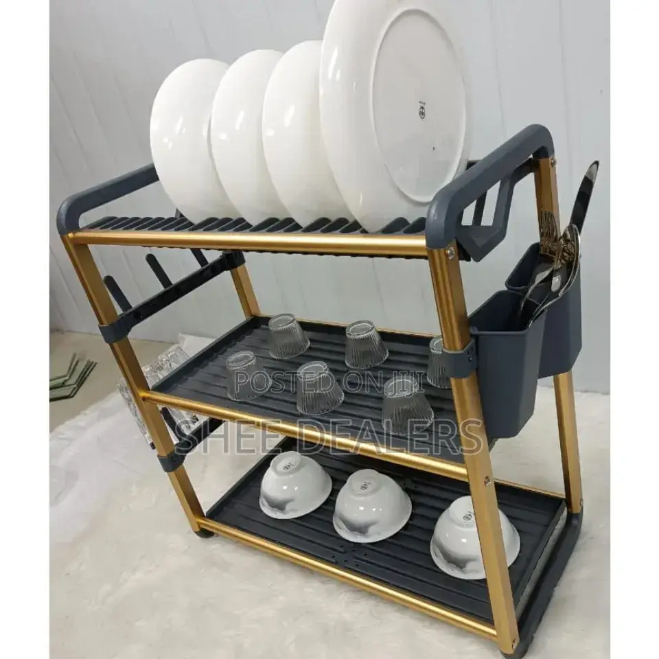 3 Tier High Quality Carbon Dish Rack