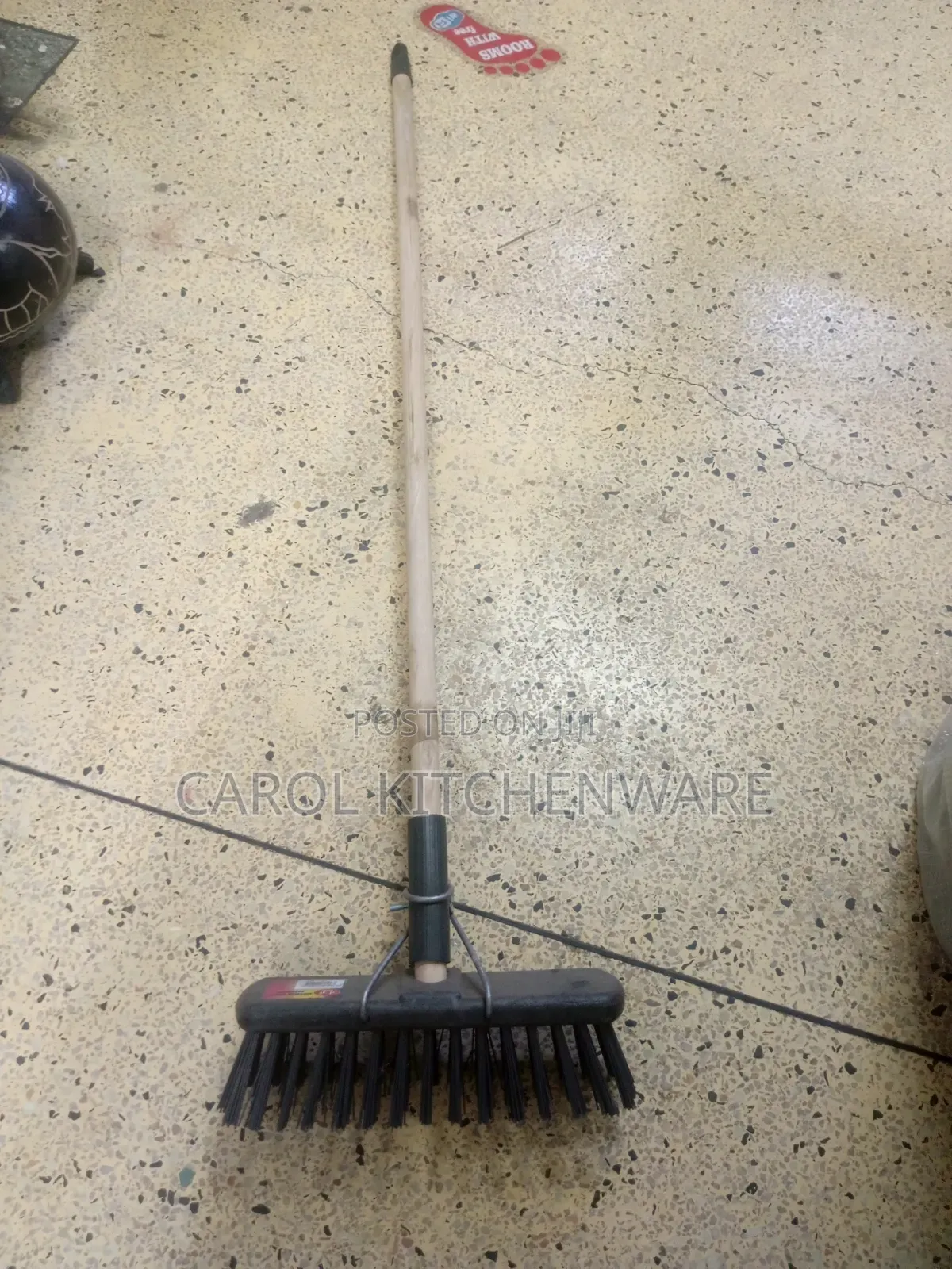 Hard Broom With Handle