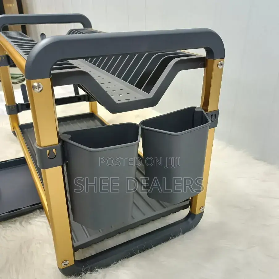 2 Tier High Quality Carbon Dish Rack