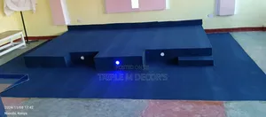 Stain Resistant Navy Blue Delta Carpet 4mm
