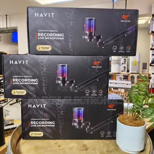RGB USB Condenser Microphone With Noise Reduction-Havit GK90 PRO