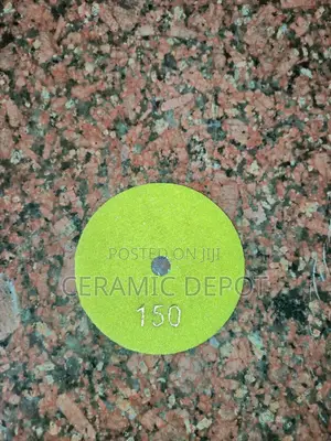 White Wet Polish Pads 3x150