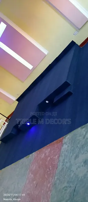 Deep Blue 4mm Delta Carpet for Mosques & Prayer Rooms