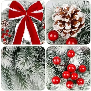 *35cm Pre-Lit Christmas Wreath Decoration*
Bli