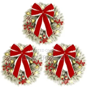 Christmas Wreath Decoration 35cm Bli