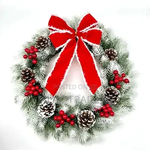 Christmas Wreath Decoration 35cm Bli