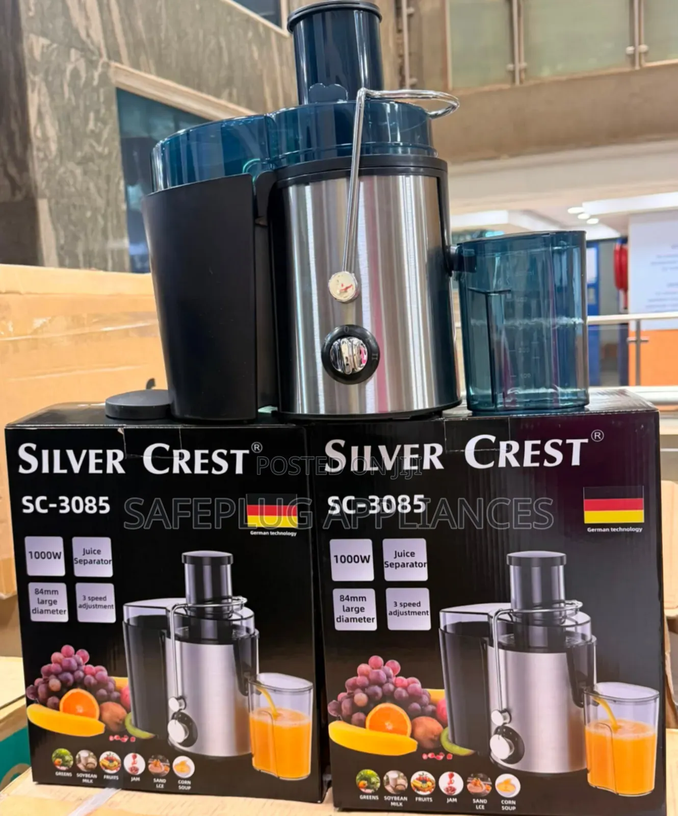 Silvercrest 1000 Watts Fruit and Vegetable Juice Extractor