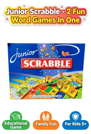 Scrabble Junior Board Game for Kids Educational Word Building