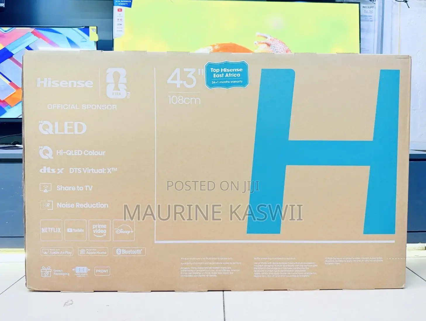 Hisense 43” Smart Qled 2 K Frameless