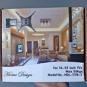 Home Design Rotating 14" - 55" Full Motion Swivel TV Bracket