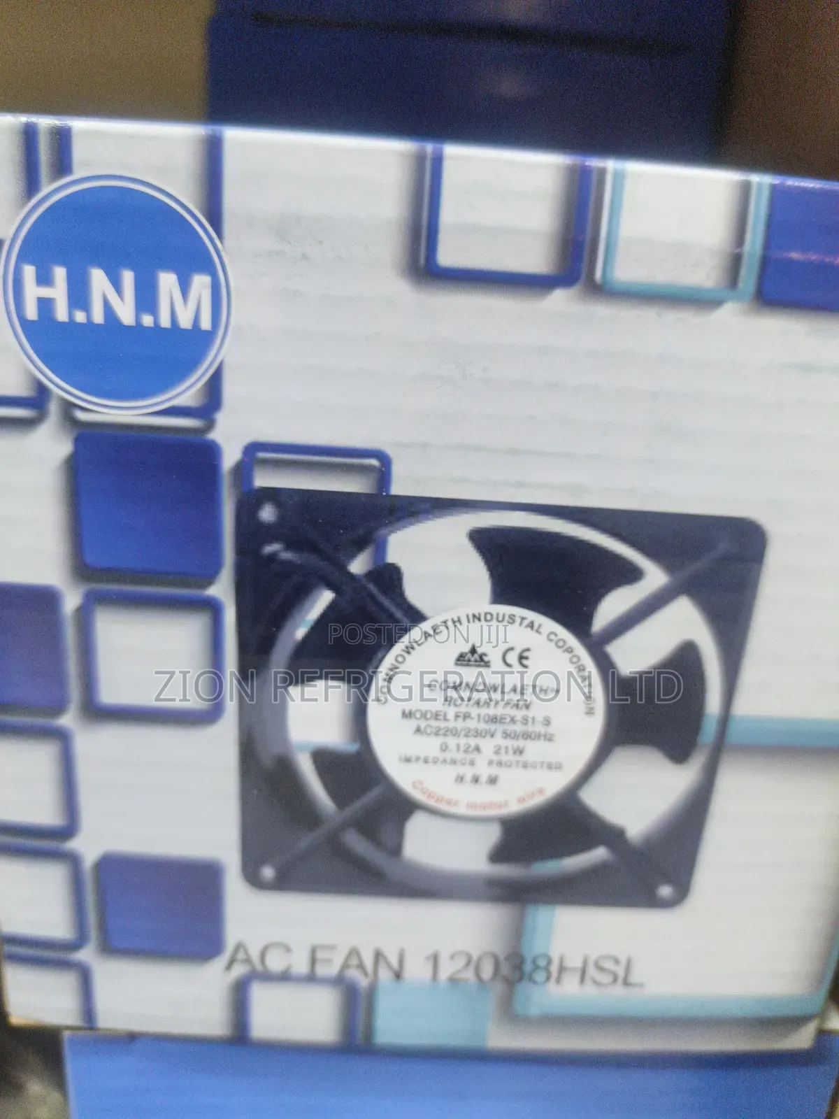 AC Axial Fan 120x120x38 Available