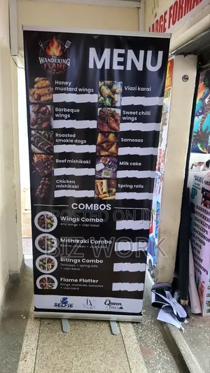Portable Roll. Up Narrow Base Printing