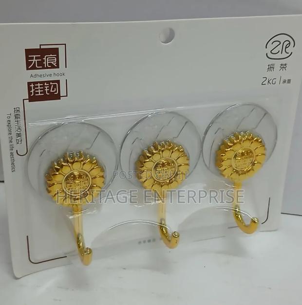 Kitchen Hooks 3 in 1 Self Adhesive - main view