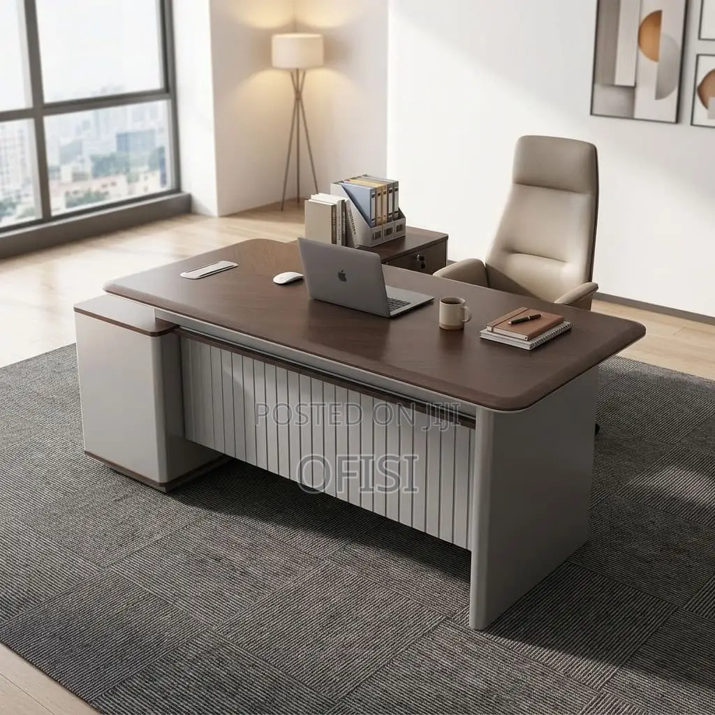 Office Desk; - Modern 1.6M Executive Office Table