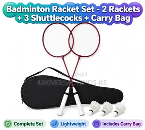 Badminton Racket Set for Beginners Training and Indoor Outdoor Sports