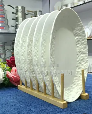 Embossed Highly Fired Ceramic Dinner Plates6 Plates (10inch) at 3,000/