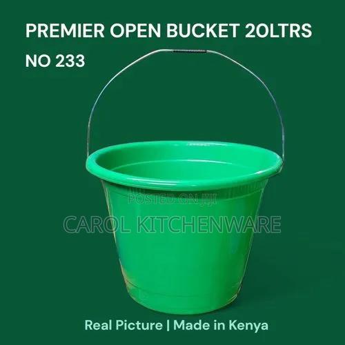 20 LTR Plastic Open Bucket - main view