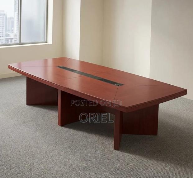 Office Mahogany Boardroom Table : 3000MM Office Table - main view