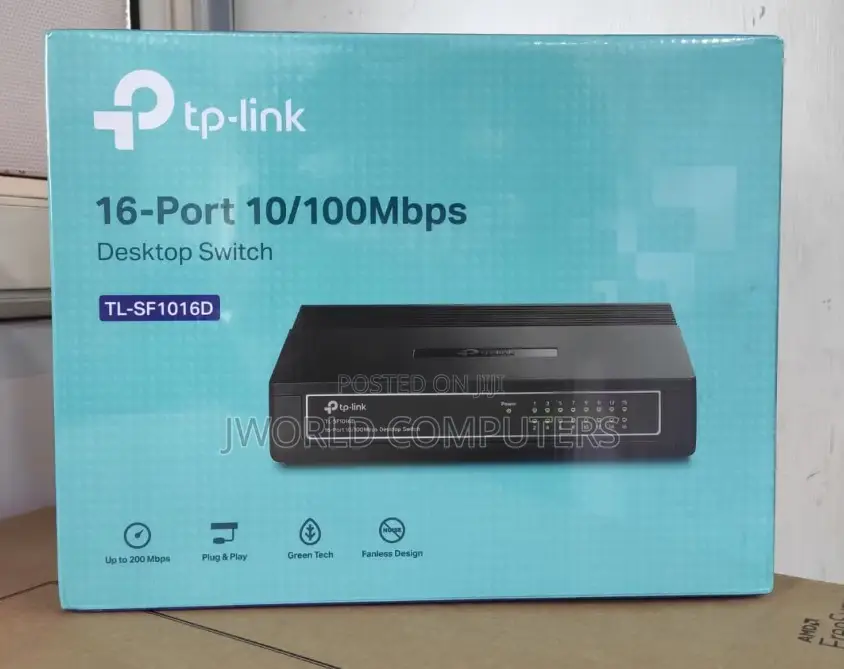 TP-Link TL-SF1016D 16-Port 10/100Mbps Desktop Switch