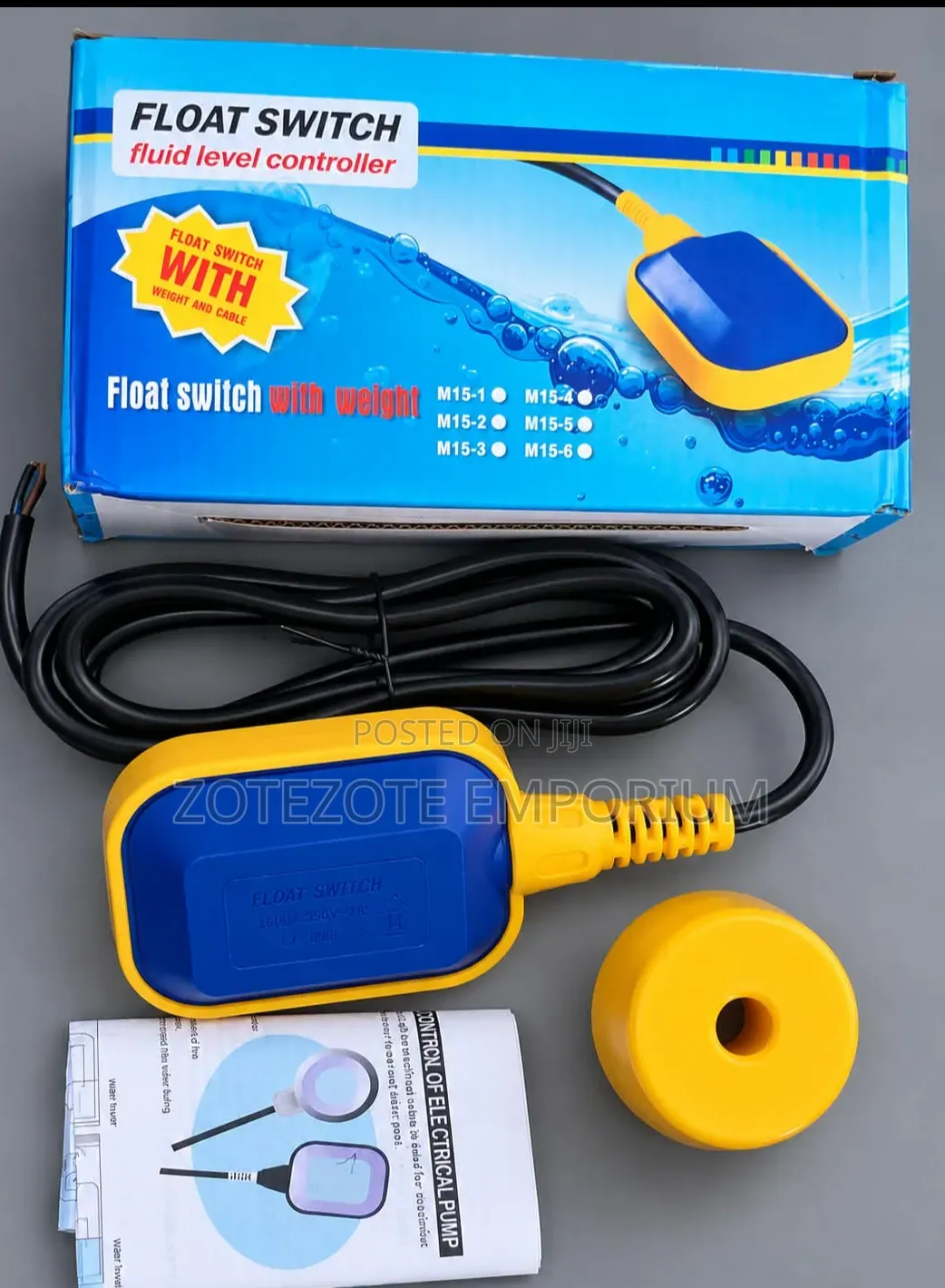 Float Switch-Fluid Level Controller