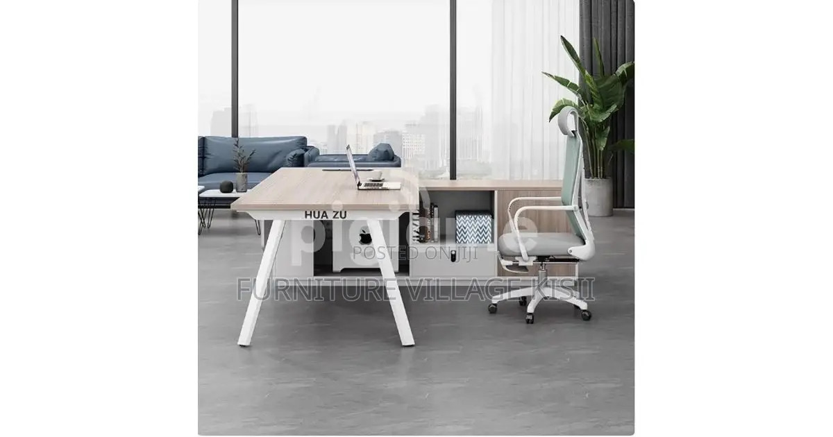 Stylish Executive L-Shaped Office Desk 160Cm