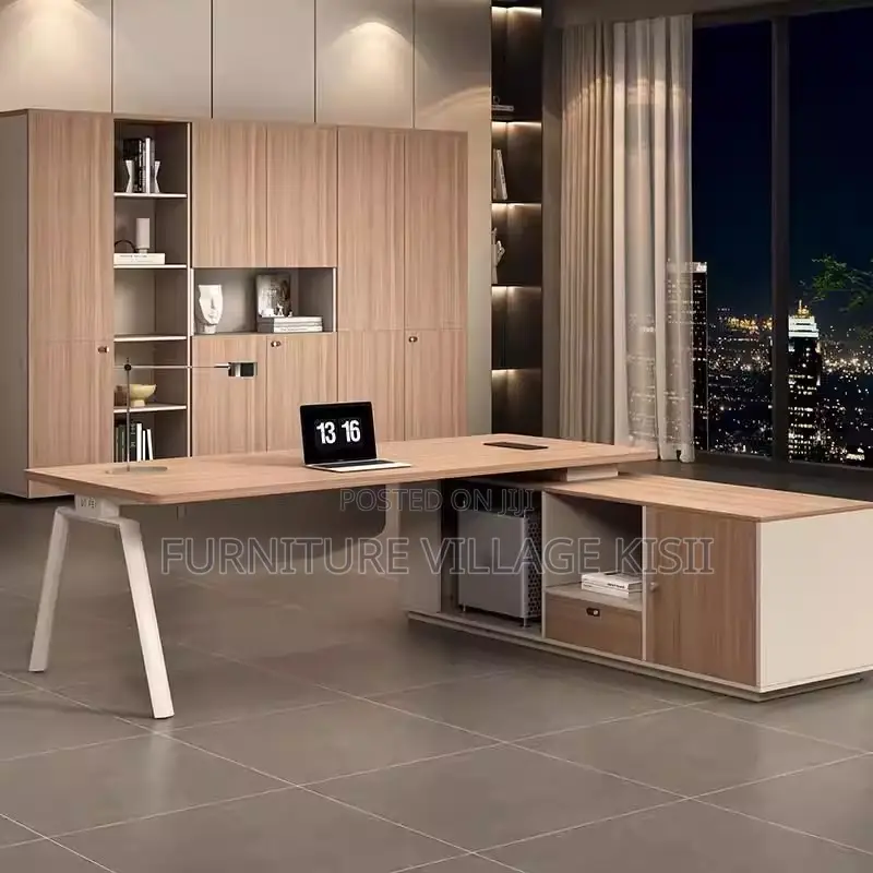 Stylish Executive L-Shaped Office Desk 160Cm