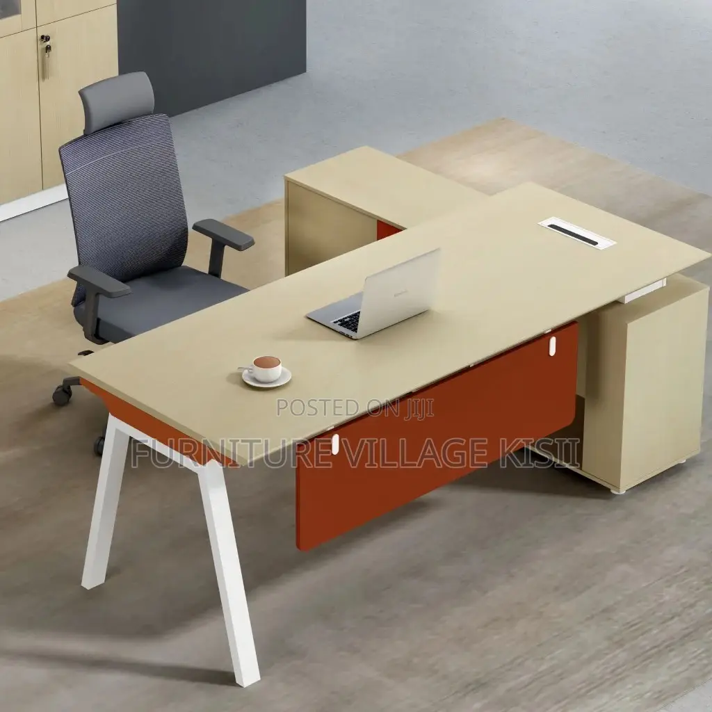 Stylish Executive L-Shaped Office Desk 160Cm