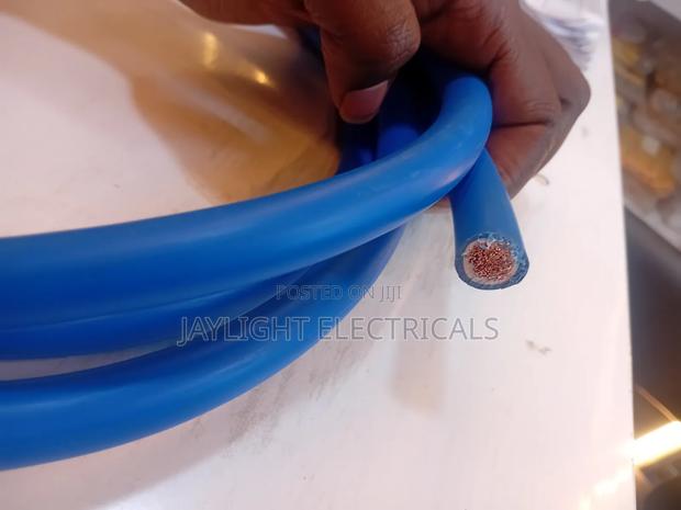 Battery Cable 50mm Blue Coloured - thumbnail 2