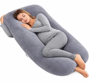 Ideal U-Shape Velvet Pregnancy Pillow – Full Body Maternity Support