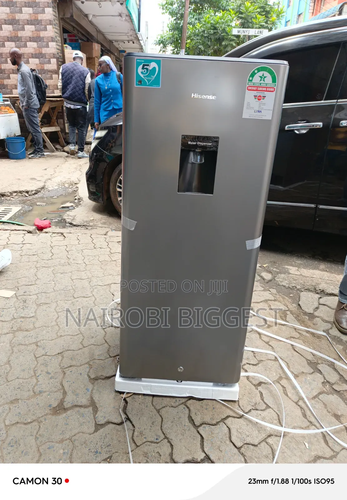 Hisense REF176DR Single Door Fridge With a Water Dispenser