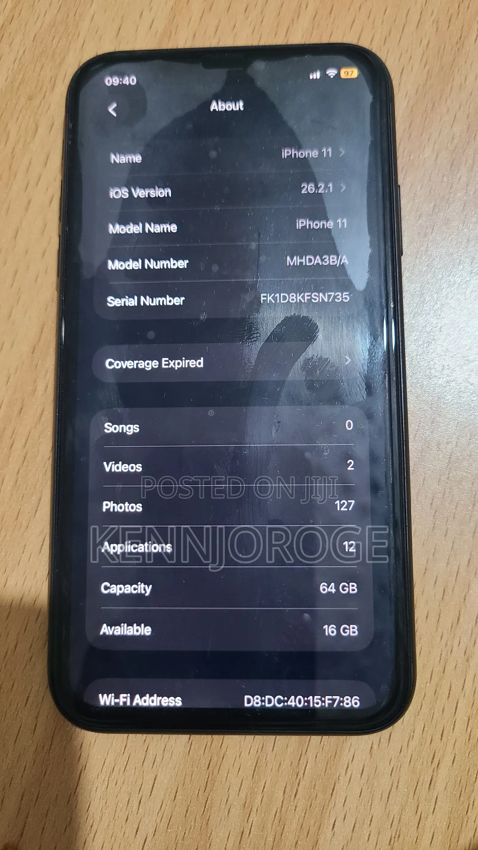 Apple iPhone 11 64 GB Black