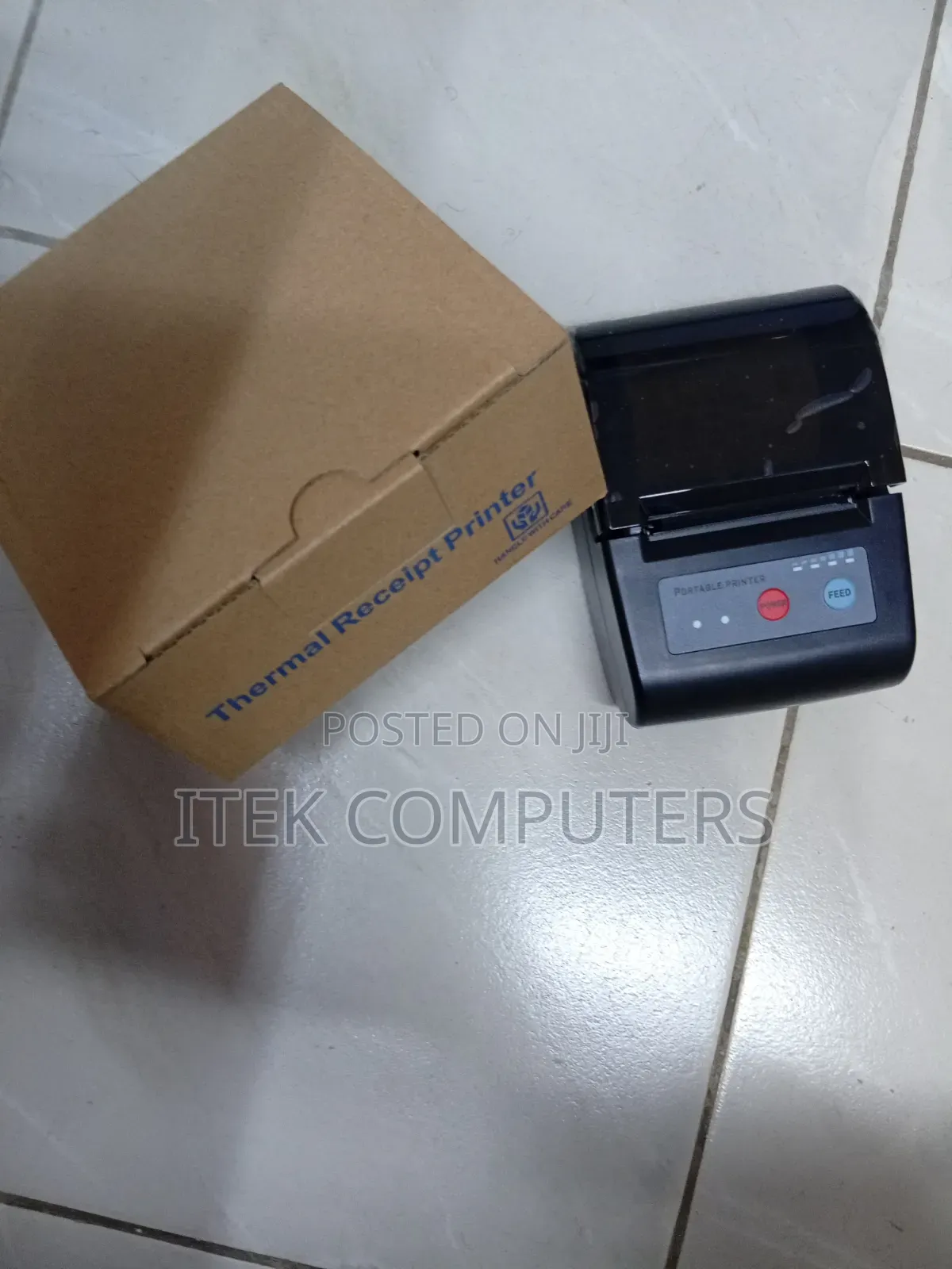 Compact P58E Bluetooth Printer for Small Shop Sales Records