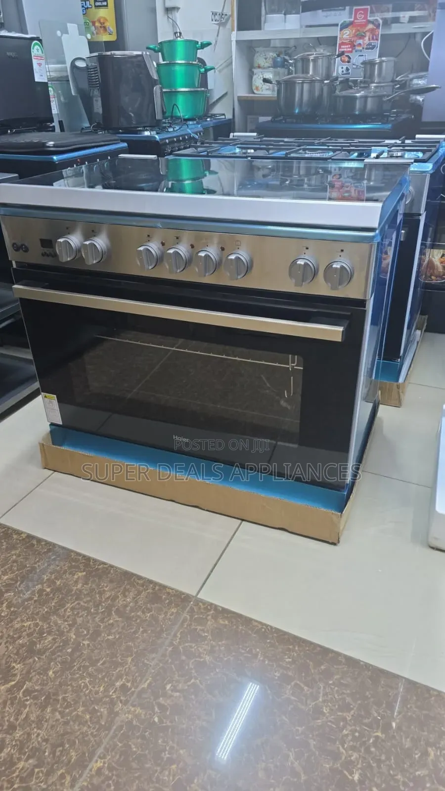 60*90 Haier 4+2 Standing Cooker With Wide Oven