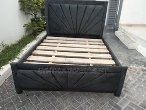 Dark Gray Mocket Bed