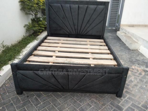 Dark Gray Mocket Bed
