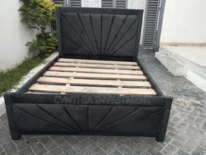 Dark Gray Mocket Bed