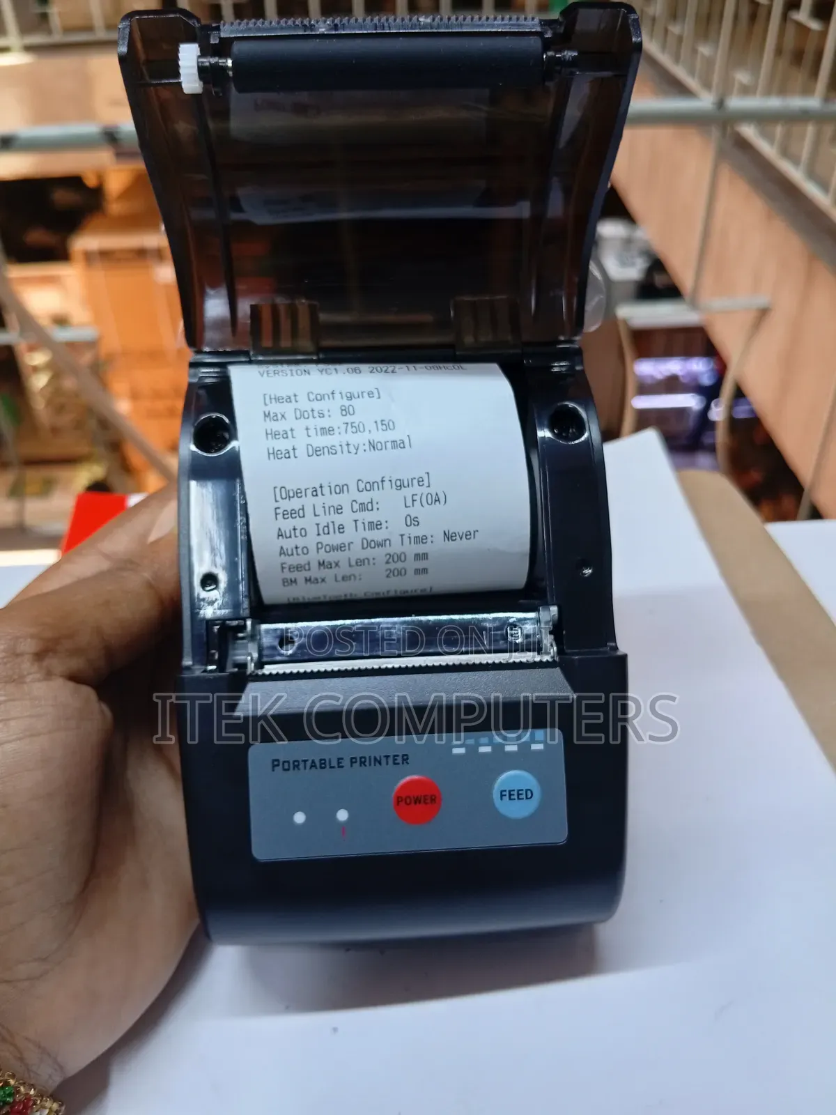 P58E Bluetooth Printer for Organized Daily Business Documentation