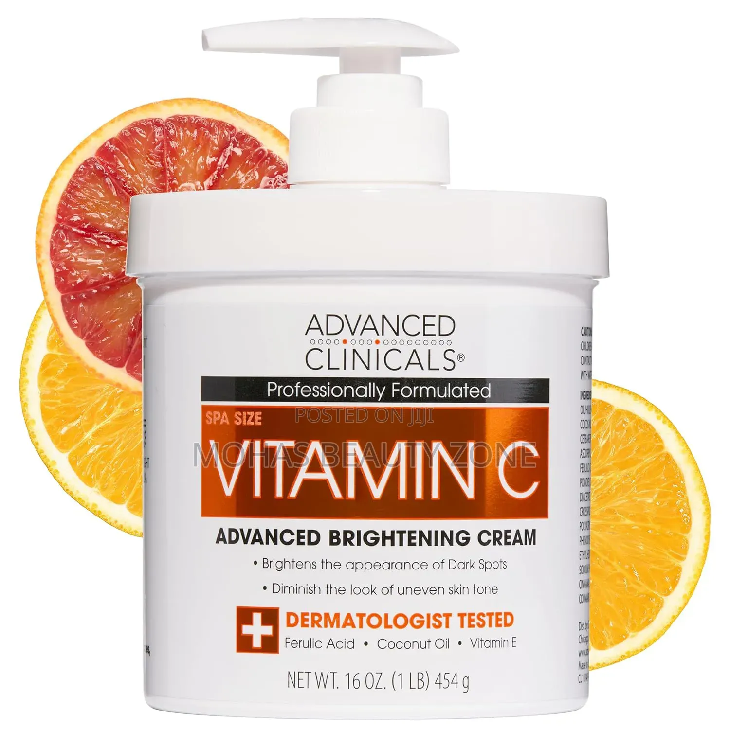Advanced Clinicals Vitamin C Cream 454g
