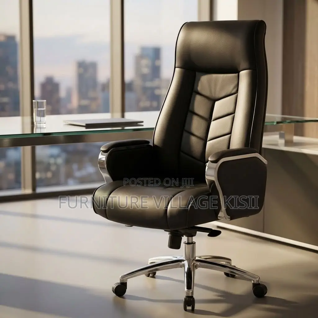 Directors Office High -Back Chair Black
