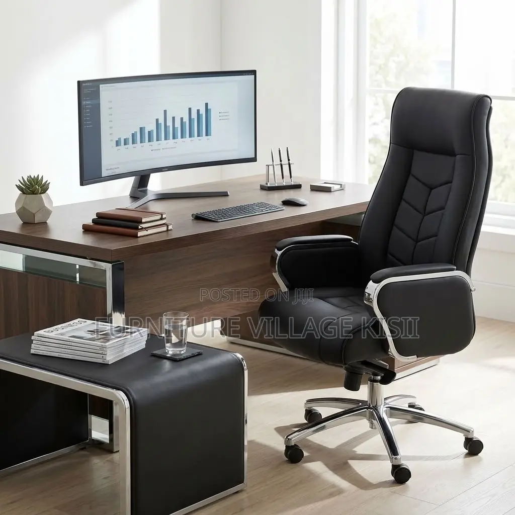 Directors Office High -Back Chair Black