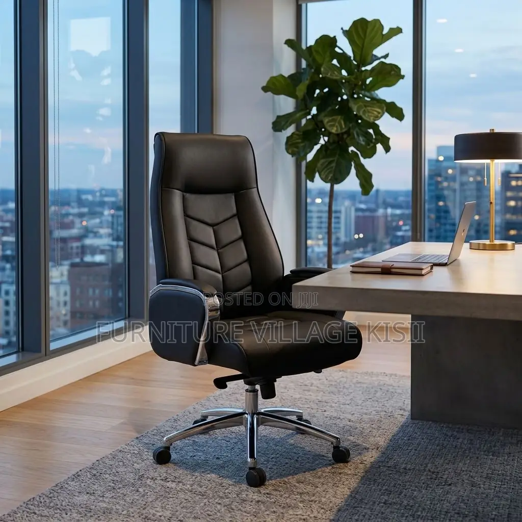 Directors Office High -Back Chair Black