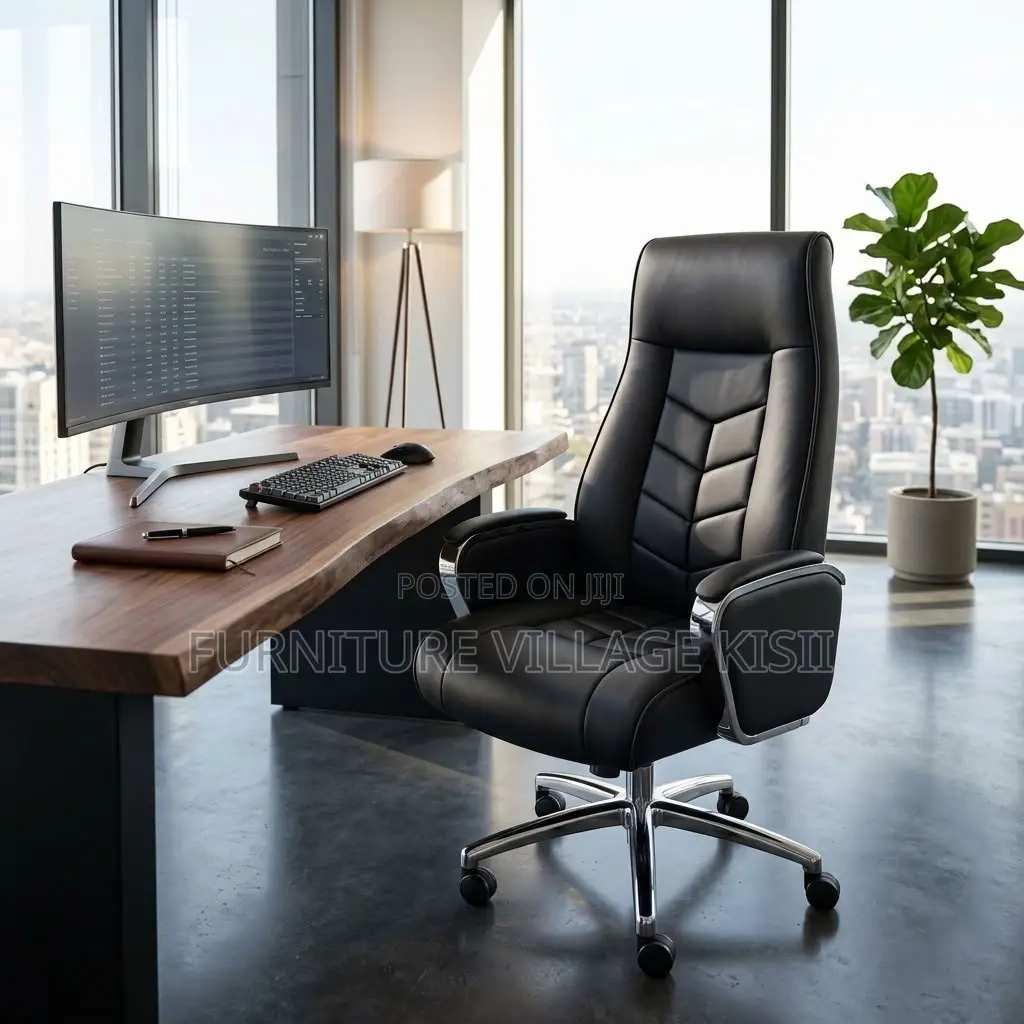 Directors Office High -Back Chair Black