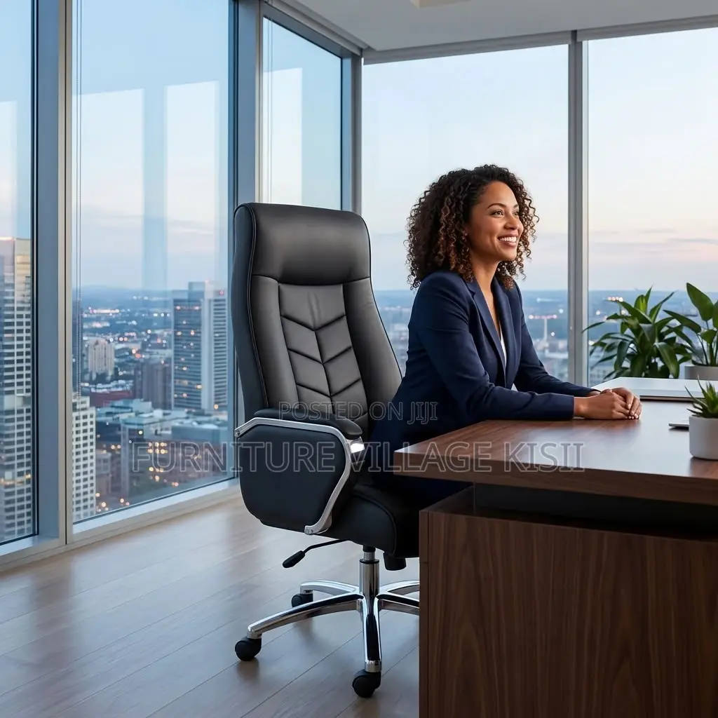 Directors Office High -Back Chair Black