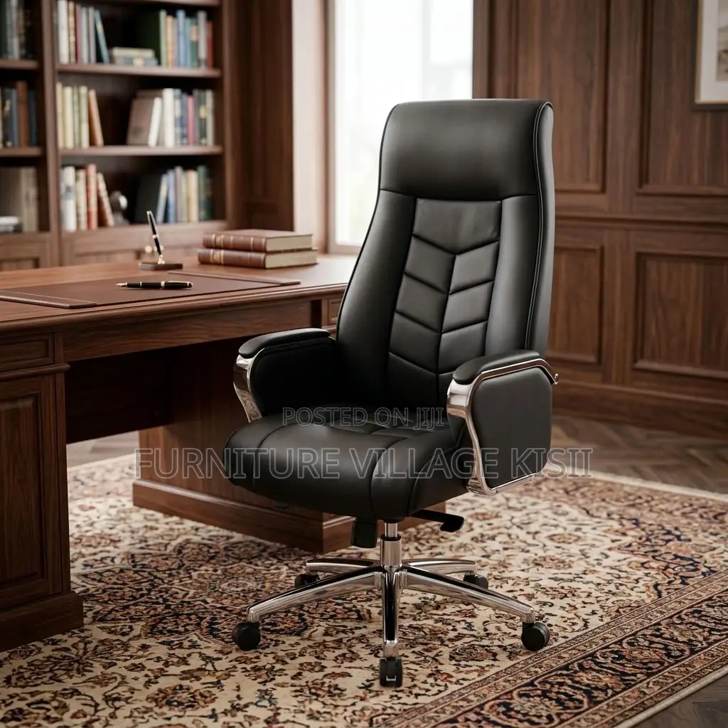 Directors Office High -Back Chair Black