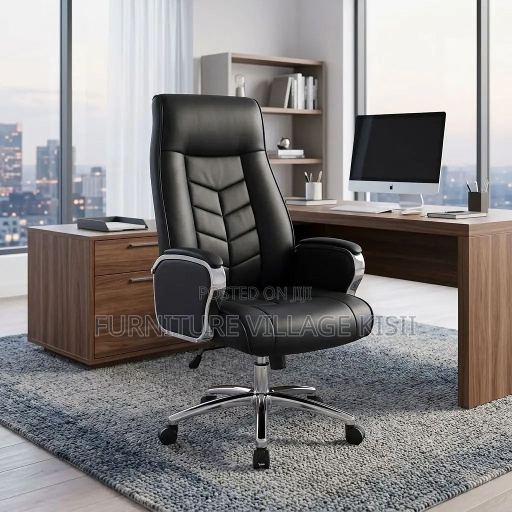 Directors Office High -Back Chair Black