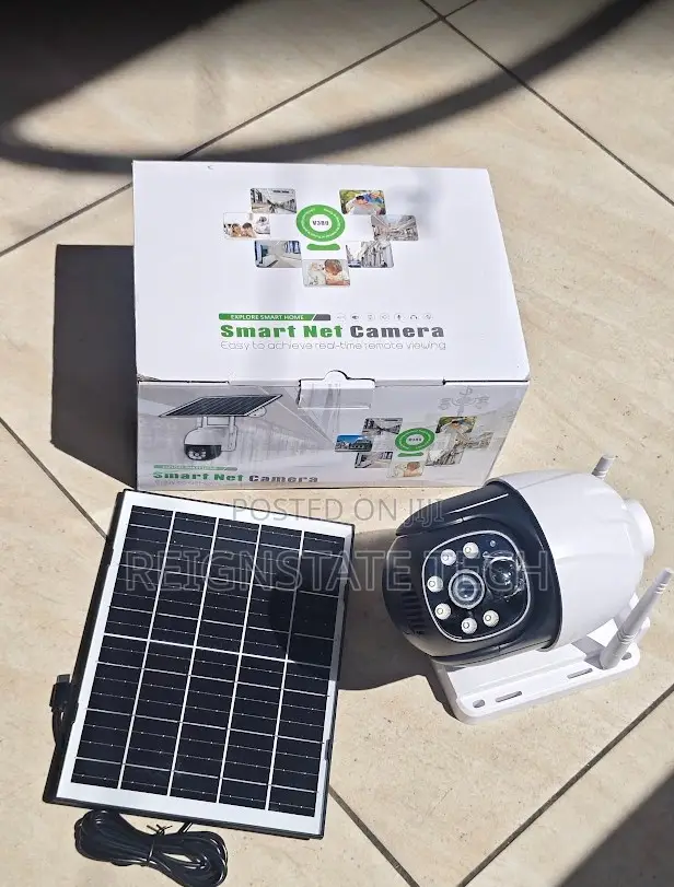 Rotating V380 Single LENS Outdoor Simcard Solar Powered Camera