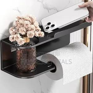 Toilet Paper Holder With Shelf