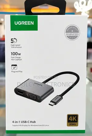 UGreen 4-in- 1 USB-C Hub